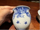 三勤堂景德鎮(zhèn)喜上眉梢三才青花蓋碗手繪品茗杯敬茶碗公道杯泡茶器 手繪青花喜上眉梢蓋碗 曬單實(shí)拍圖
