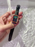 蘭度（LANDU）手表女小綠表石英復(fù)古小方盤時(shí)尚女士手表【生日禮物送女友】 65011玫綠黑皮帶+禮盒 曬單實(shí)拍圖