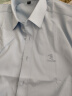 啄木鸟（TUCANO）衬衫男士夏季短袖衬衣商务休闲纯色刺绣透气百搭男装A 浅蓝 2XL 晒单实拍图