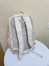 愛(ài)華仕學(xué)生書(shū)包雙肩背包女多功能15.6寸筆記本電腦包男學(xué)生通勤上學(xué)商務(wù) 米白色 曬單實(shí)拍圖