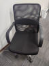 伯力斯办公椅电脑椅家用椅子职员椅学习写字椅人体工学转椅MD-0696黑色 实拍图