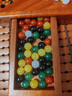 【送給自己和家人的好禮物】跳棋 瑪瑙珠玻璃珠木質(zhì)抽屜式棋盤(pán)益智游戲棋跳跳棋波子棋 豪華款【瑪瑙珠+備子12顆】 曬單實(shí)拍圖