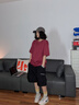 BJHG不計后果美式褲子男款夏季潮牌大口袋寬松休閑高街運動工裝五分褲 炭黑色  M 曬單實拍圖