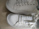 百丽小白鞋女时尚撞色厚底增高休闲鞋女士板鞋W7V1DAM1 白色 36 实拍图