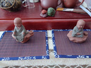 歸瓷紫砂小和尚線(xiàn)香香插茶寵擺件可愛(ài)小沙彌精品可養插香器禪意人物桌面裝飾工藝品 小和尚-禪思（含線(xiàn)香+小竹墊） 曬單實(shí)拍圖