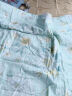 富安娜卿歌 七孔抑菌纤维被 纯棉面料 空调被夏凉被 3.5斤230*229cm绿色 实拍图