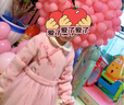 戴維貝拉（DAVE＆BELLA）【Hello.kitty聯(lián)名】女童連衣裙兒童新年裙子秋冬公主裙 粉色 120 cm（建議身高110-120cm） 曬單實(shí)拍圖