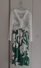 美安嘉蕾絲短款小披肩罩衫女夏季鏤空系帶遮陽(yáng)衣配吊帶裙子外搭薄款開(kāi)衫 白色-針織衫 輕薄 M -輕薄針織衫 曬單實(shí)拍圖