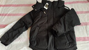 梵洛幽情侶羽絨服男冬季加絨加厚300g重白鴨絨面包服2023新款冬裝外套 黑色（單件） S 90-130斤 曬單實(shí)拍圖