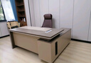 安美誠家具（ANMEICHENG FURNITURE）老板桌班臺辦公桌總裁桌經(jīng)理主管桌2.0*0.8米+老板椅+五門文件柜 曬單實拍圖