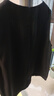 伊婭莎無(wú)袖吊帶背心女雪紡T恤衫夏季V領(lǐng)打底衫女外穿洋氣寬松緞面大碼小衫坎肩內搭網(wǎng)紅款上衣 2281黑色圓領(lǐng) XL（建議110-120斤） 曬單實(shí)拍圖