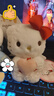 Hello Kitty正版kt貓玩偶掛件凱蒂貓毛絨公仔可愛鑰匙扣書包配飾掛件娃娃禮物 凱蒂貓掛件丘比特桃心款 11cm 曬單實拍圖