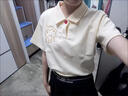 迪士尼（Disney）12-15歲女孩衣服女大童短袖T恤高初中學(xué)生夏裝少女POLO衫半袖上衣 P9杏色-嘟嘟熊 165 S建議70-85斤) 曬單實拍圖