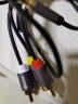 毕亚兹 AV线一拖三/三合一 复合音视频连接线 1.5米 3.5mm音频线一分三红白黄转接线 小米盒子机顶盒接电视 实拍图