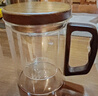 花溪樹泡茶杯男士辦公室茶水分離玻璃過濾杯子茶具茶道杯高顏值帶蓋水杯 【木語杯】輕奢灰 400ml 1只 曬單實拍圖