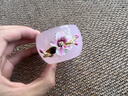 陶羽花語琉璃茶杯家用主人杯單杯粉色加厚玻璃琉璃女品茗杯功夫茶具 花語琉璃清香杯(蝴蝶蘭) 曬單實(shí)拍圖