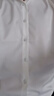 皮爾卡丹（pierre cardin）春季新款冰絲長袖襯衫男士純棉抗皺免燙寬松白襯衣商務(wù)休閑職業(yè)正 白色 175/XL推薦135-155斤 曬單實(shí)拍圖
