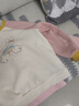 戴維貝拉（DAVE＆BELLA）中大童長(cháng)袖t恤洋氣女童上衣加絨兒童衣服打底衫秋冬新款童裝 淺粉色【現貨】DK4237596 130 cm（建議身高120-130cm） 曬單實(shí)拍圖