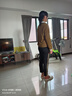 啄木鳥純棉雙層縐布棉紗T恤女2025文藝復(fù)古純色V領(lǐng)韓版寬松長袖女打底衫 黃色 XL 建議115-130斤 曬單實拍圖
