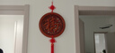 筱凡桃木福字圓形掛件木雕家居客廳玄關(guān)喬遷新居肥城桃木福字圓盤掛件 天下福桃木福 直徑約40cm 曬單實(shí)拍圖
