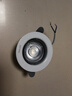 飛利浦（PHILIPS） LED射燈金屬材質嵌入式牛眼燈吊頂背景墻客廳臥室過道燈角度可調 白色-5W-4000K中性光開孔68-78mm 曬單實拍圖
