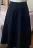 哥弟女裝通勤法式赫本風(fēng)高腰中長(cháng)半身裙女1200336 黑 2XL (6碼) 曬單實(shí)拍圖