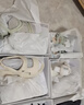 百麗（Belle）老爹運動涼鞋女商場款厚底增高休閑涼鞋B6E1DBL4 米白 36 (230mm) 曬單實拍圖