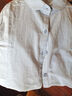 恒源祥女裝純色棉麻襯衫女秋季新款設計感復古長(cháng)袖棉麻休閑百搭 淺藍色 XL 建議135-150斤 曬單實(shí)拍圖