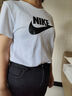 耐克（NIKE）T恤女裝 2026春夏新款運動(dòng)服全棉柔軟舒適透氣休閑圓領(lǐng)上衣短袖 主推/全棉柔軟親膚 S (155/80A) 曬單實(shí)拍圖