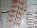 純手工穿戴美甲片短款學(xué)生高級卡通假指甲貼片新娘溫柔顯白可拆卸 小白愛(ài)心鉆石 1件 S 小號（送5件工具） 曬單實(shí)拍圖