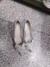 ZHR高跟鞋女优雅法式细跟女鞋水晶婚鞋女气质单凉鞋女 Y716 银色 38  实拍图