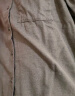 无印良品（MUJI）女式法兰绒 立领衬衫 格子 内搭 衬衣  BCB19C1A 棕色 L 实拍图