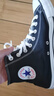 匡威（Converse）all star帆布鞋復古經(jīng)典男鞋女鞋情侶季運動(dòng)鞋高幫休閑 黑色高幫101010 43 曬單實(shí)拍圖