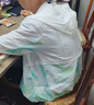 361°兒童防曬外套夏季男女童涼感運動(dòng)梭織連帽薄外套 綠170 曬單實(shí)拍圖