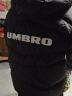 茵宝（Umbro） 男女同款羽绒服冬季字母连帽可拆卸鸭绒保暖外套 凝眸黑 L 实拍图