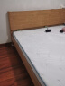 林氏家居原木风床极简风橡木双人床1.8米2米北欧小户型夜灯主卧大床OU2A 【常规】斜靠床+15cm床垫 1.8x2.0米 实拍图