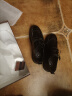 骆驼（CAMEL）皮鞋真皮褶皱慵懒商务鞋男 通勤简约时尚厚底系带正装鞋 GE12235378 黑色 40 实拍图