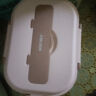 沃德百惠（WORTHBUY）304不锈钢饭盒保温上班族学生1人便携大容量分隔型带汤碗便当餐盒 K16款粉色+餐具+袋 实拍图
