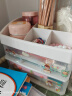 毕亚兹（BIAZE）桌面收纳盒抽屉式学生办公室文具整理神器宿舍化妆品置物架两层 实拍图