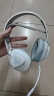 钛度（Taidu）THS318轻鸾竞技版 2.4G真无线蓝牙游戏耳机头戴式手机轻量化电竞三模耳机台式电脑耳麦 无光版白蓝 实拍图