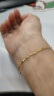 周大福母亲节礼物竹节足金黄金手链(工费260)16.25cm 约2.55g EOF154 实拍图