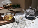 尚言坊玻璃茶具磁吸泡茶家用辦公全自動(dòng)功夫懶人泡茶神器喝茶套裝 3木紋喜上眉梢+6個(gè)觀山杯 曬單實(shí)拍圖