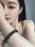 柚霓招財(cái)銀曜石手串男女款手鏈男佛珠手串黑曜石男手鏈送老公老婆禮物 【J119銀曜石手串-8mm】 曬單實(shí)拍圖