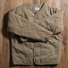 JIANMASHIBAOLUO六叔同款美式復(fù)古M65軍事冬季無領(lǐng)棉服男絎縫保暖內(nèi)膽工裝外套潮 卡其 XL  建議150-165斤 曬單實(shí)拍圖