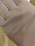 兔芊（TUQIAN）超薄天然桑蠶絲真絲手套女士針織防曬保濕半指露指透氣親膚 粉色 均碼 曬單實(shí)拍圖