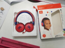 JBL JR310 头戴式儿童益智耳机 低分贝线控带麦克风沉浸式学生学习网课耳机 培养专注力 红色 实拍图