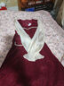 初徑小香風(fēng)紅色連衣裙女秋冬2025新款高端氣質(zhì)新娘敬酒禮服裙平時(shí)可穿 酒紅色 XL 曬單實(shí)拍圖