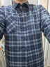 恒源祥羊毛內膽保暖襯衫男加絨加厚款中年男士格子冬季襯衣長(cháng)袖爸爸裝 YXY140灰色（羊毛內膽） XL (175) （適合130-140斤） 曬單實(shí)拍圖
