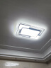 TCL客厅吸顶灯LED大厅灯北欧简约灯具 摩登170W遥控调光1.1米 实拍图