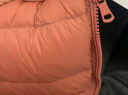 鸭鸭（YAYA）轻薄羽绒服女2023年秋冬季新款新国标休闲连帽保暖轻便韩版外套 嫣红色 4XL 实拍图